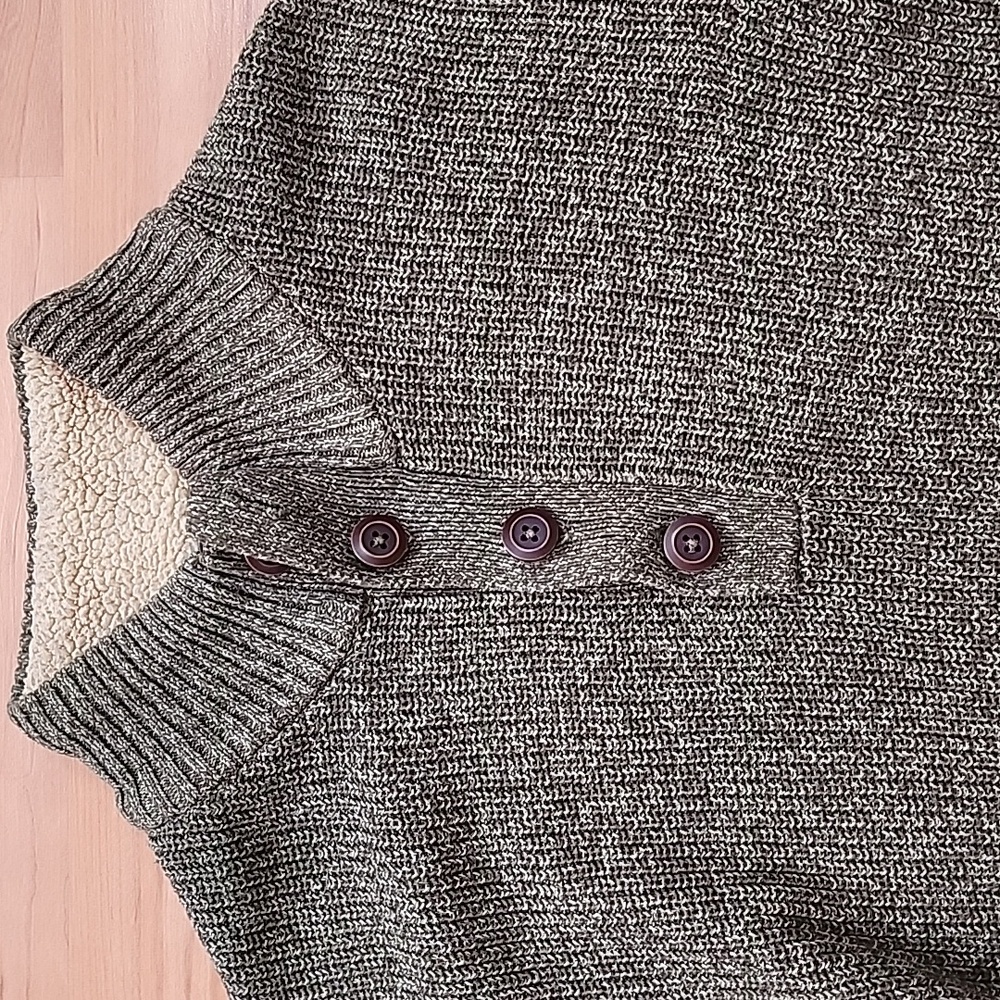 G.H. Bass & Co Green Chunky Long Sleeve Pullover Sweater - Picture 2 of 9